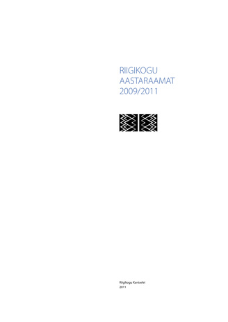 Riigikogu aastaraamat ; 2009/2011