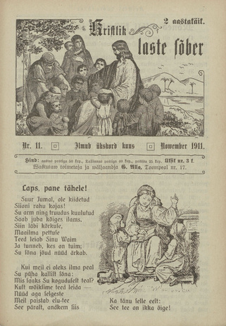 Kristlik Laste Sõber ; 11 1911-11