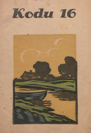 Kodu : perekondlik kirjanduse, teaduse ja kunsti ajakiri ; 16 1933-08