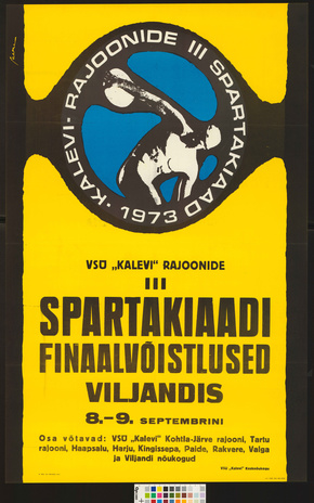 Kalevi rajoonide III spartakiaad 1973