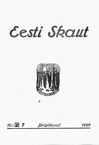 Eesti Skaut ; 7 1929-04