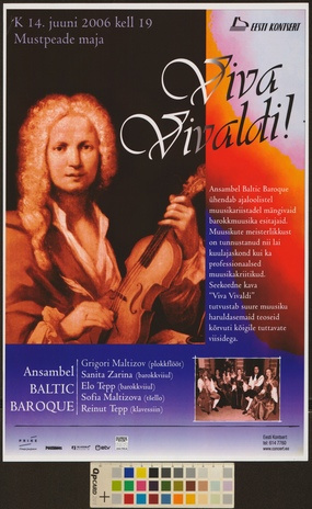 Viva Vivaldi! ansambel Baltic Baroque 
