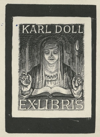 Karl Doll ex-libris 