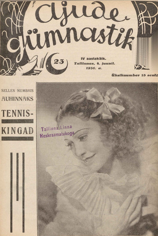 Ajude Gümnastika : ristsõnamõistatuste ajakiri ; 23 1936-06-04