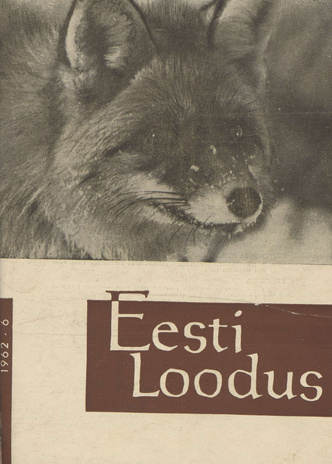 Eesti Loodus ; 6 1962-11/12