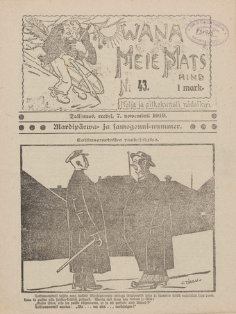 Vana Meie Mats : nalja- ja pilkekunsti nädalkiri ; 43 1919-11-07