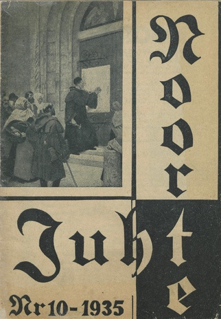 Noorte juht : Eesti ev.-lut. kiriku noorte häälekandja ; 10 1935-10-11