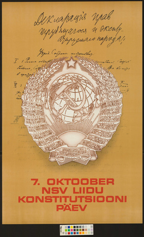 7. oktoober NSV Liidu konstitutsiooni päev