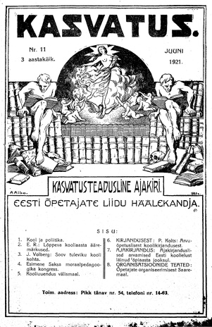 Kasvatus ; 11 1921-06