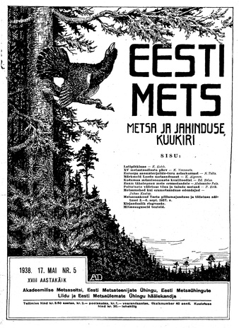 Eesti Mets ; 5 1938