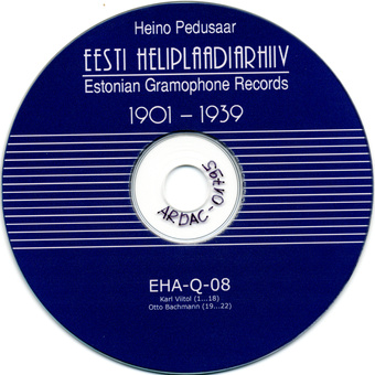 Eesti heliplaadiarhiiv 1901-1939. 08