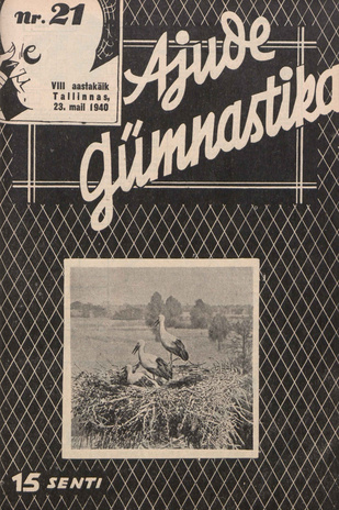 Ajude Gümnastika : ristsõnamõistatuste ajakiri ; 21 1940-05-23
