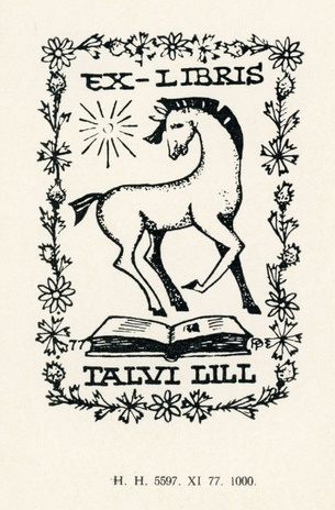 Ex-libris Talvi Lill 