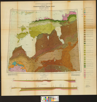 Государственная геологическая карта СССР. O-34/35 (Рига-Таллин-Лиепая)