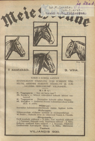 Meie Hobune ; 9 1930