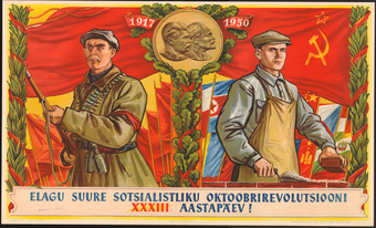 Elagu suure sotsialistliku oktoobrirevolutsiooni XXXIII aastapäev!