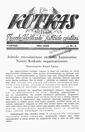 Kotkas ; 5 1939-05