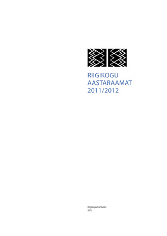 Riigikogu aastaraamat ; 2011/2012