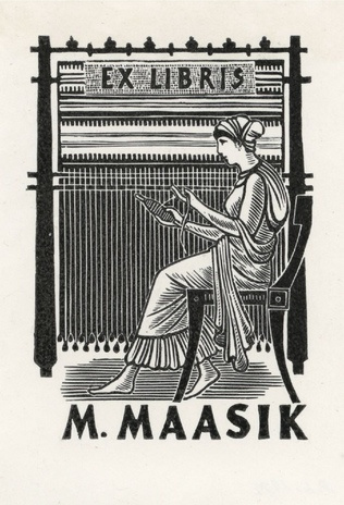 Ex libris M. Maasik 