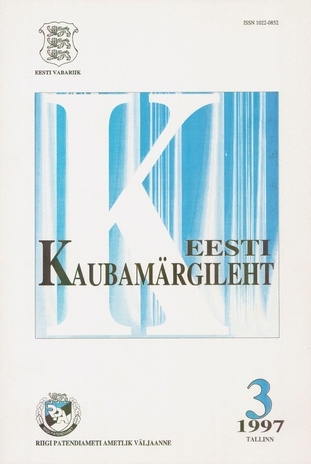 Eesti Kaubamärgileht ; 3 1997-03