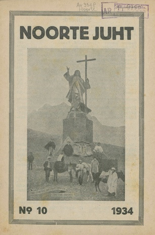 Noorte juht : Eesti ev.-lut. kiriku noorte häälekandja ; 10 1934-10-12