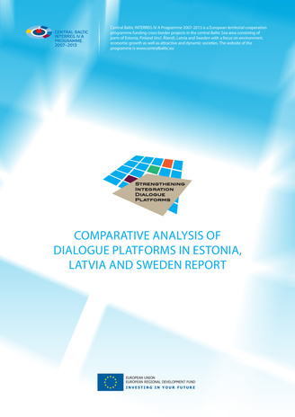 Comparative analysis of dialogue platforms in Estonia, Latvia and Sweden report