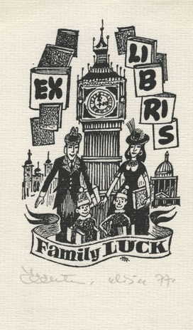 Ex libris family Luck 
