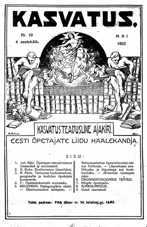 Kasvatus ; 10 1922-05