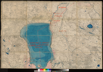 Peipsi - Pihkva järve ja Naroowa algjooksu kaart