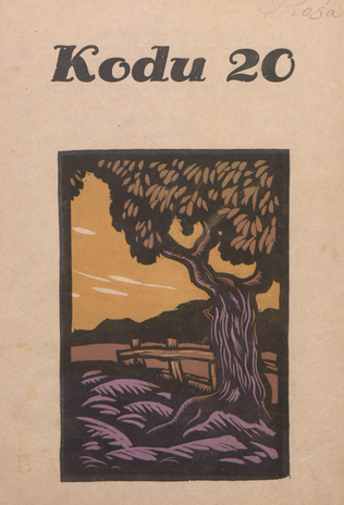 Kodu : perekondlik kirjanduse, teaduse ja kunsti ajakiri ; 20 1933-10