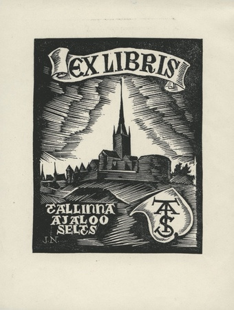 Ex libris Tallinna Ajaloo Selts 