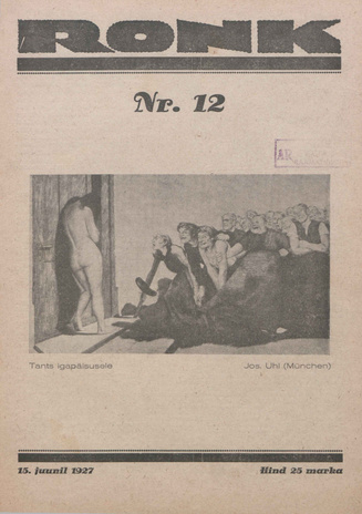 Ronk : perekonna ajakiri ; 12 (168) 1927-06-15