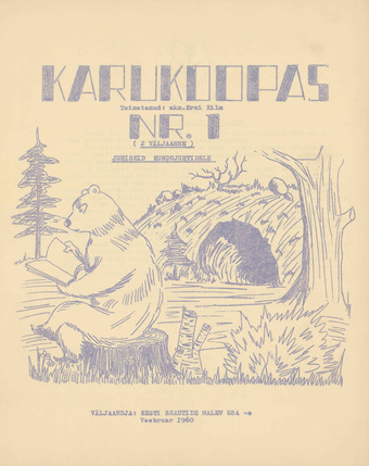 Karukoopas : juhiseid hundujuhtidele ; 1 1960