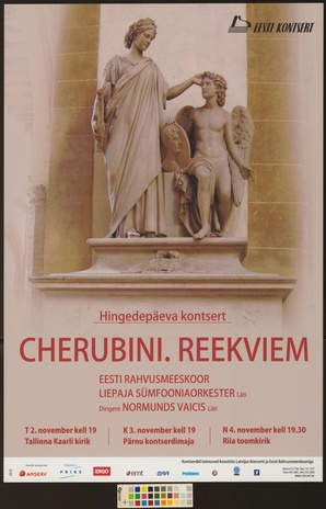Cherubini Reekviem : Eesti Rahvusmeeskoor, Liepaja Sümfooniaorkester