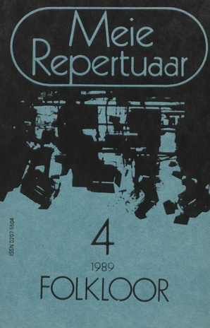 Meie repertuaar : Eesti NSV Rahvaloomingu ja Kultuuritöö Teadusliku Metoodikakeskuse väljaanne ; 4 1989-04
