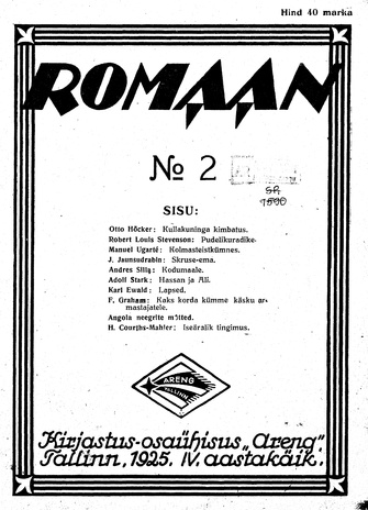 Romaan ; 2 1925-01