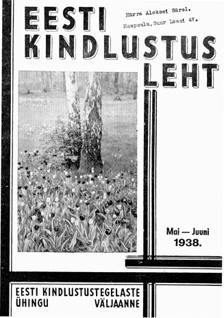 Eesti Kindlustusleht ; 3 1938-05/06