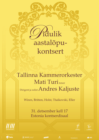 Pidulik aastalõpukontsert : Tallinna Kammerorkester, Mati Turi, Andres Kaljuste 