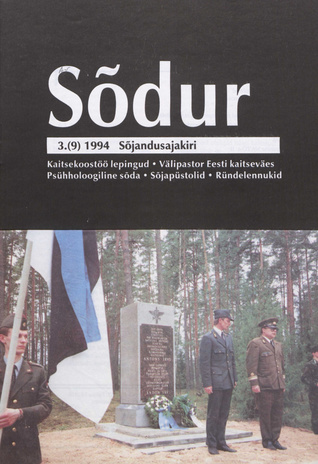 Sõdur : Eesti sõjandusajakiri ; 3(9) 1994