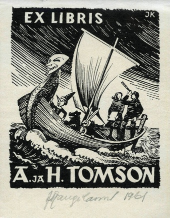 Ex libris A. ja H. Tomson 