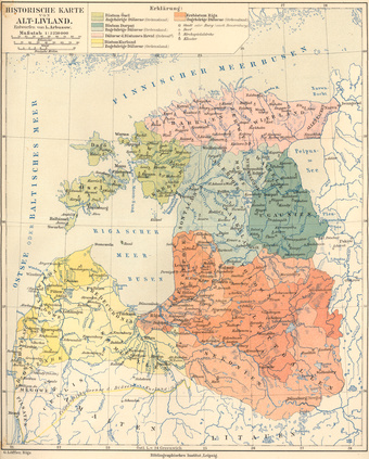 Baltische Landeskunde : Atlas enthaltend 28 Tafeln und 6 Karten 