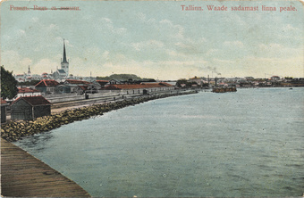 Ревель : видъ съ гавани = Tallinn : waade sadamast linna peale