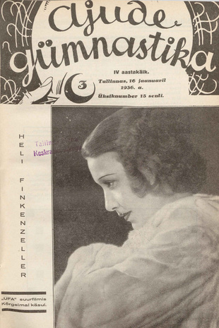Ajude Gümnastika : ristsõnamõistatuste ajakiri ; 3 1936-01-16