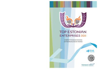 Top Estonian enterprises ; 2011