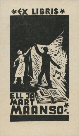 Ex libris Ell ja Mart Maanso 