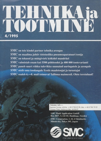 Tehnika ja Tootmine ; 4 1995-04