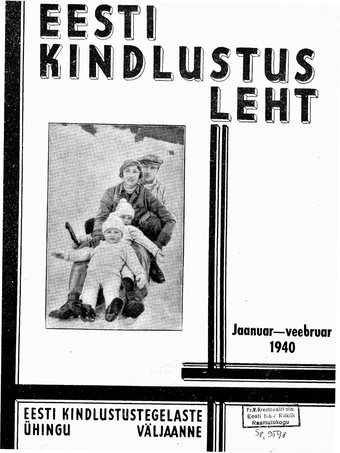 Eesti Kindlustusleht ; 1 1940-01/02