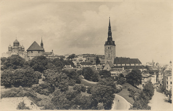 Tallinn : vaade Toompeale = Reval : Blick auf den Dom 