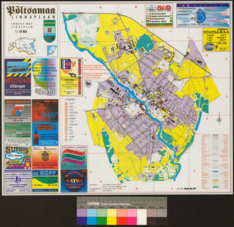 Põltsamaa : linnaplaan = tourist map = Stadtplan 
