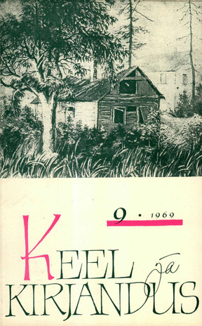 Keel ja Kirjandus ; 9 1969-09